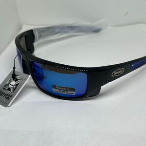 Choppers Wraparound Mirrored Sunglasses UV400 Biker Motorcycle Riding NWT